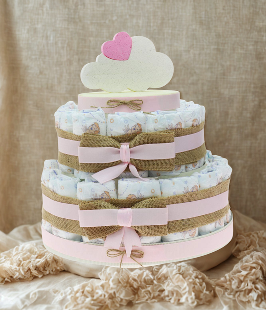 Torta Pannolini 2 piani